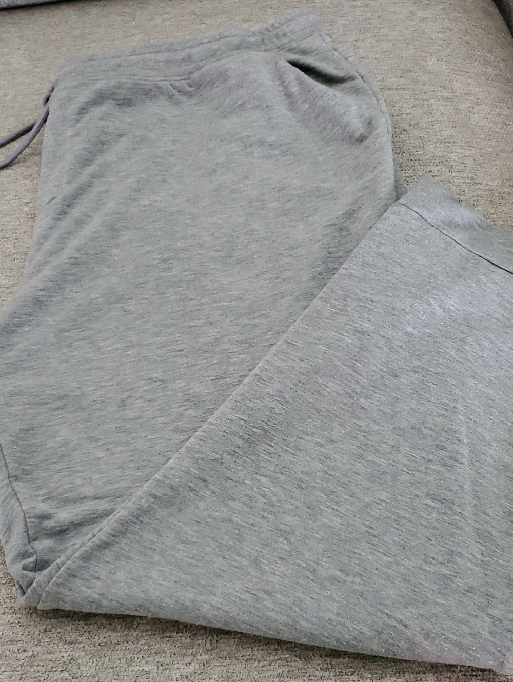 Mens 3XL Athletic Works Gray Knit Lounge/Jogger Pants